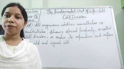 Class IX Science 28 06 2021 by Ms Mridulata upadhyay The fundamental unit of life Cell