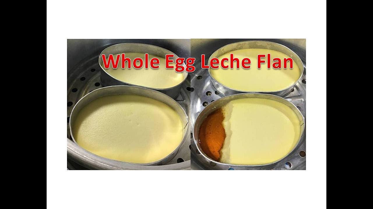 Whole Egg Leche Flan!!!! YouTube