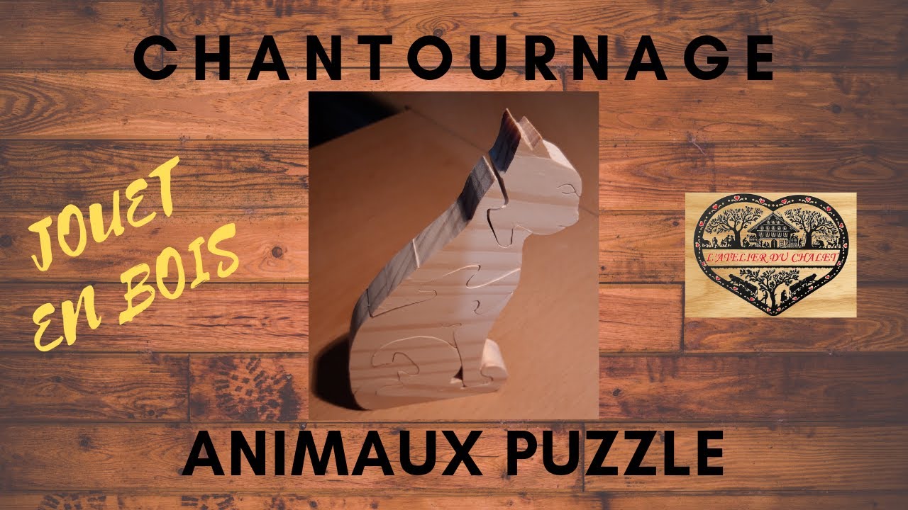 Chantournage Animaux Jouet En Bois Youtube