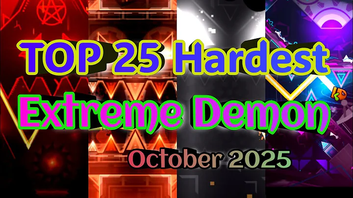 Top 25 Hardest Extreme Demon in October 2025 | Geometry Dash 