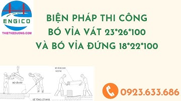 Biện pháp thi công bó vỉa vát 23x26x100 và bó vỉa đứng 18x22x100
