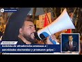 Activista de ultraderecha amenaza a autoridades electorales y promueve “golpe cívico”