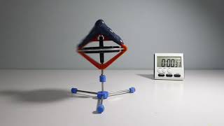 Toy Gyroscope Rising Experiment: 25.09 g or 24.93 % Weight Added (SEE DESCRIPTION)