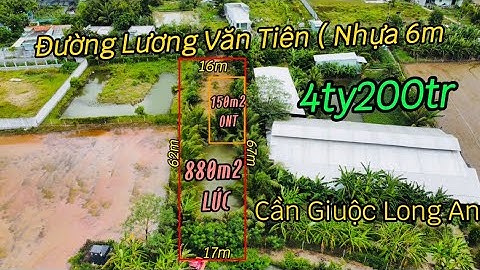 Đất Cần Giuộc / Quá Đẹp Làm Nhà Vườn Hết Sảy Cách TPHCM 20km