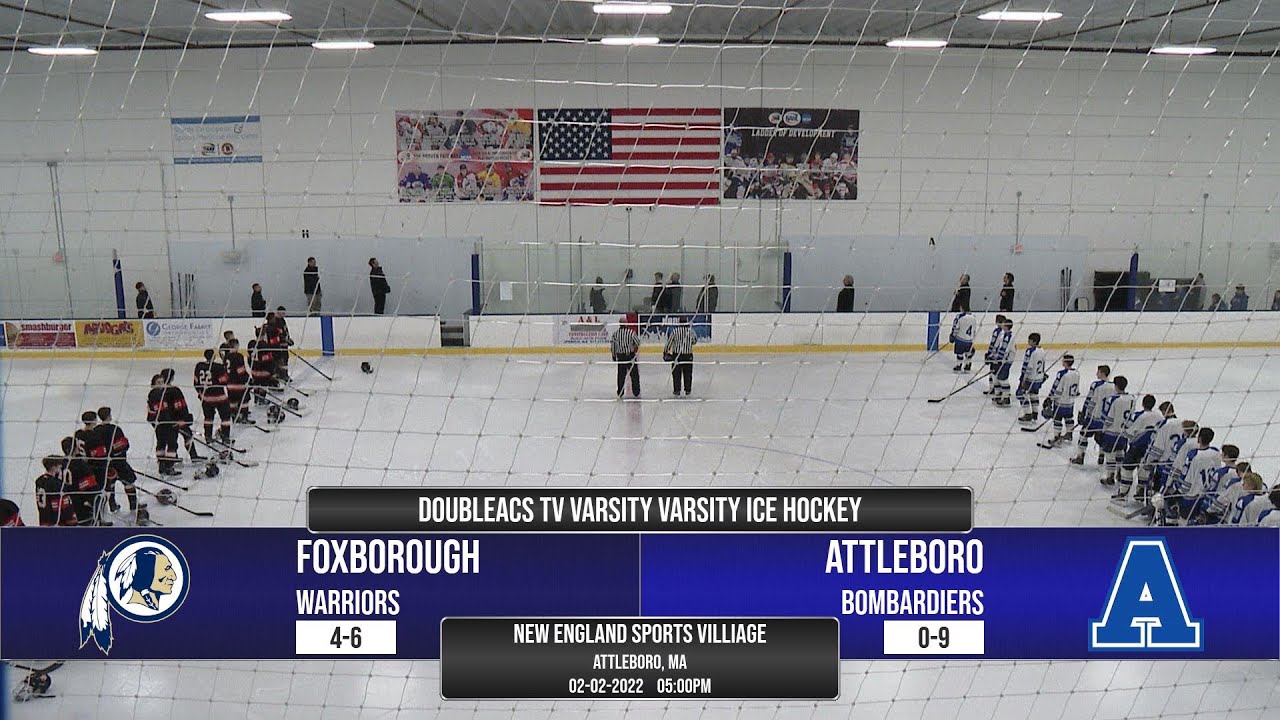 Ice Hockey Foxboro vs Attleboro 02022022 YouTube