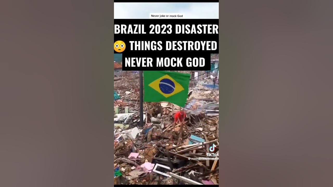 Brazil 2023 carnival disaster flood 😱 never mock God. explore video 
