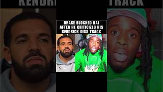 #DRAKE BLOCKED #KaiCenat AFTER HE CRITICIZED HIS #KendrickLamar DISS TRACK ‼️👀