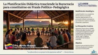 Lesson planning in Natural Science Education. Dr. Andrade