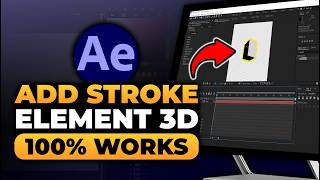 How To Add Stroke in Element 3D in After Effects (𝟮𝟬𝟮𝟲) | 100% WORKS | NO Yapping | FAST & EASY