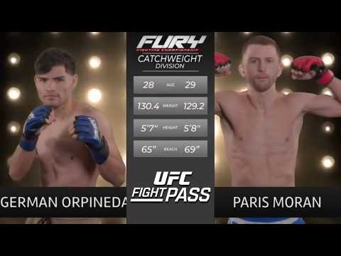Fury FC 113: Paris Moran vs German Orpineda Ponce | January 18, 2026