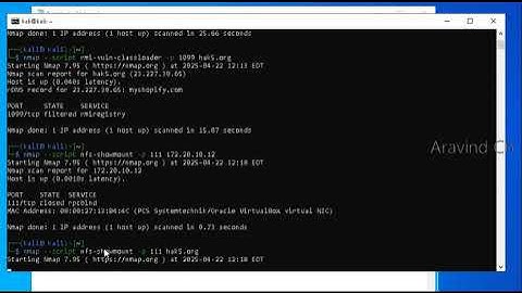 Lesson 174 Nmap Enumerate NFS Shares