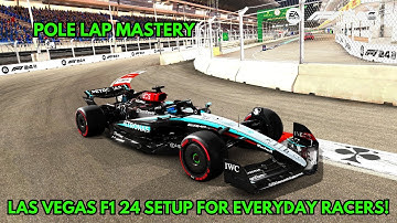 F1 24 Las Vegas  Dry setup and Pole Lap | 100 AI Difficulty Challenge