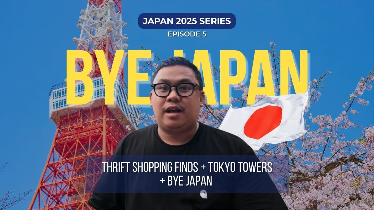Last Days in Japan | Thrift Shopping + Tokyo Tower + Back to Abu Dhabi (Japan 2025 Series – Part 5)