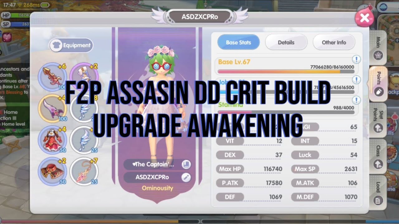 ASSASIN DD CRIT BUILD (UPGRADE AWAKENING TIER III) EP22024 - YouTube
