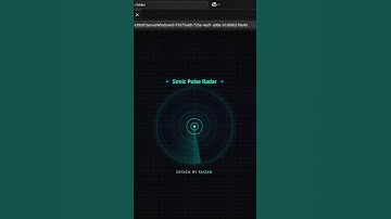 Sonic pulse radar | css design effects | html css tutorial |  css animation #shorts #short