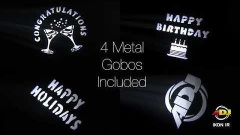 American DJ Ikon IR Gobo Projector @ AstoundedDotCom