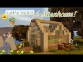 How to Build a Minecraft Greenhouse | Build With me! | DibbleCraft