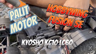 Kyosho KC10 LC60 replace motor hobbywing fusion se 1800kv