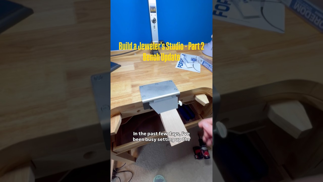 Build a Jeweler’s Studio - Part 2 Bench Update