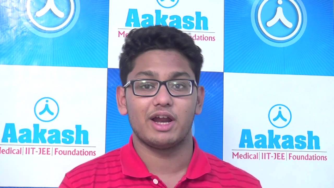 Aakash AIIMS 2015 Top Ranker (Mudit Agarwal AIR-7)