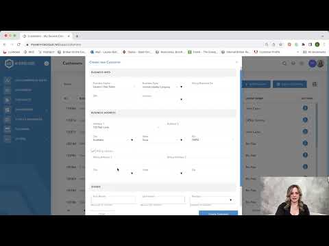 Creating a customer