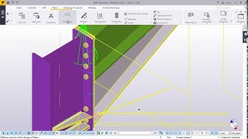 Portal Frame with Ventilated Roof and Louvered Side Cladding in TEKLA STRUCTURES 2016