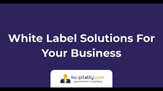 Hozpitality.com White Label Solutions