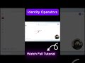 Python Identity Operator Explained Fast! #pythontutorial #coding #learnpython