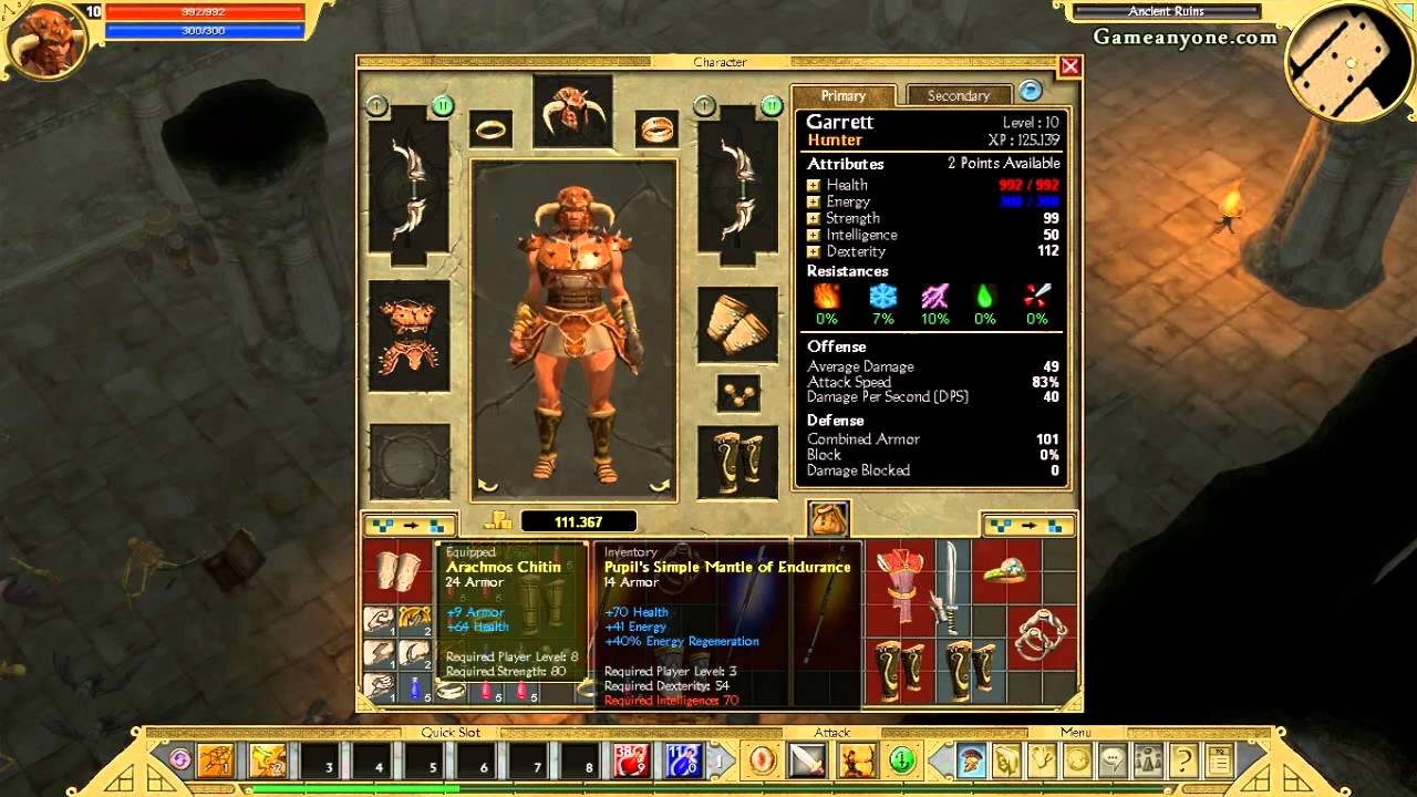 Полная карта titan quest