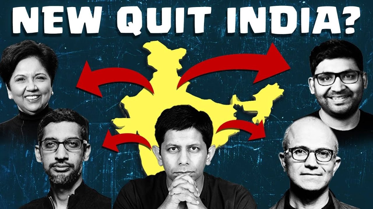 Brain Drain | Why are Indians Rushing Abroad Again? | Akash Banerjee feat. PuNsTeR™ - YouTube