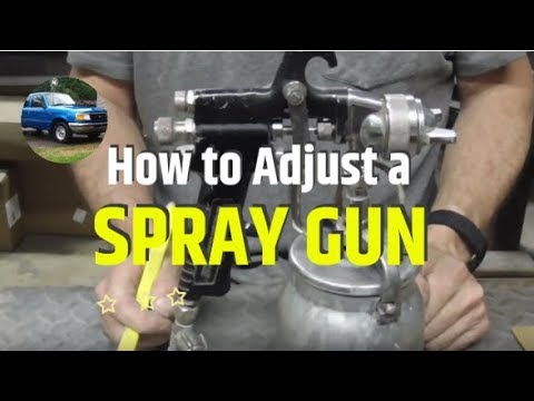 Beginner Tutorial How to Set Up and Use a Paint Spray Gun 