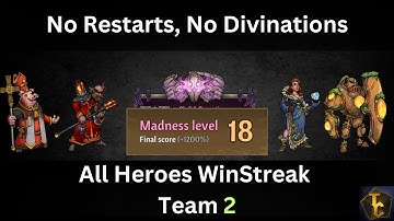Hardest Challenge Team 2 Winstreak - Madness 18 - Across the Obelisk