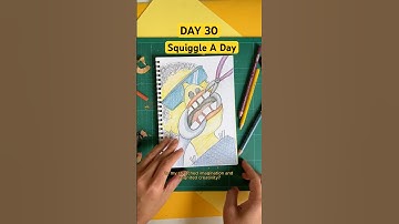 Day 30 - Squiggle A Day drawing challenge
