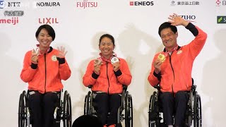 国枝慎吾、3度目の金「人生の中で一番幸せ」　パリ大会も視野