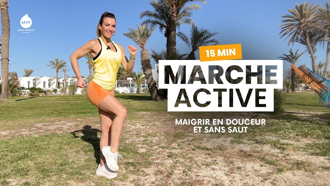 👟 Marche active à la maison - Commencer à maigrir SANS SAUTER et en douceur - Jessica Mellet
