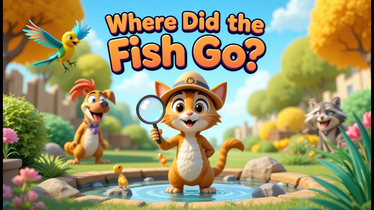 Whiskers the Cat 🐱 | Funny Animal Detective Story for Kids | Bedtime Mystery Story