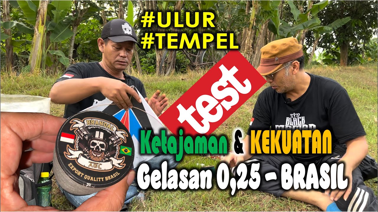 UJI KECEPATAN MOTONG DAN KEKUATAN - GELASAN BRASIL 025