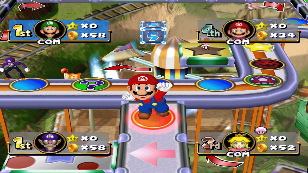 Mario Party 4 - Full 100% Story Mode - World 1: Toad's Midway