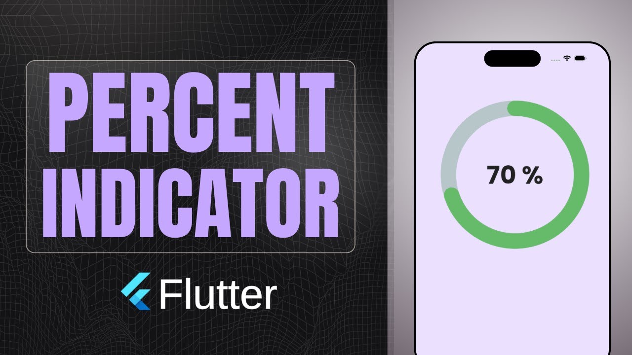 Circular Percent Indicator package | Flutter - YouTube