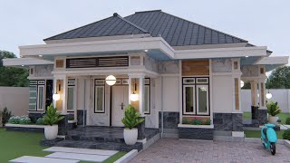Desain Rumah 12x13.5 m dengan 4 Kamar Tidur | Owner : Martin - Mangkutana, Luwu Timur