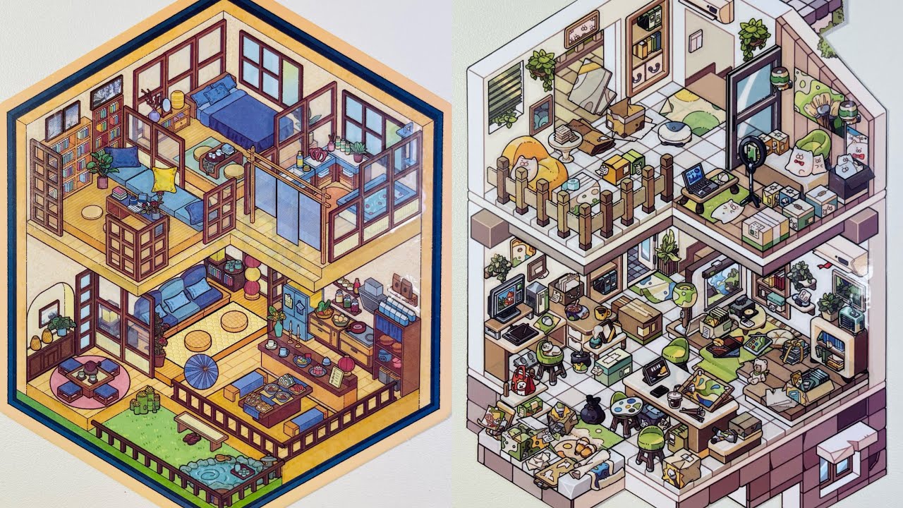 [ASMR]DIY a small studio and staff dormitory