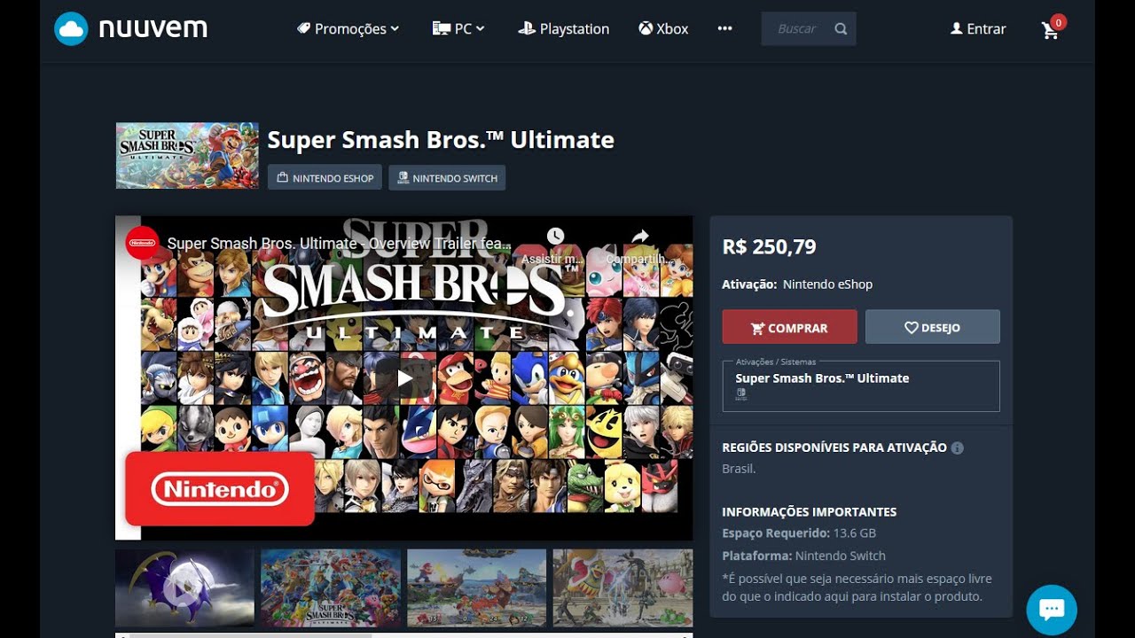 Nuuvem e Nintendo | Uma parceria incrível | Ótimos preços! SITE NO AR | 