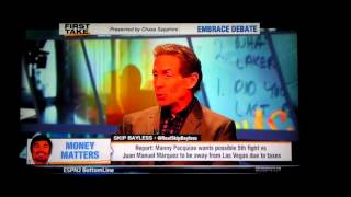 ESPN First Take | Pacquiao vs Marquez 5 to happen away from Vegas? - ESPN Sport First Take
