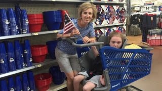Frustrated Mom Invents Special Shopping Cart For Daughter With Special Needs