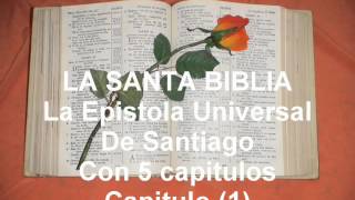LA SANTA BIBLIA. La Epistola Universal de Santiago con 5 capitulos. Capitulo (1)