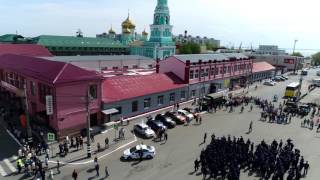 "Парад Победы" в Сызрани с высоты птичьего полета