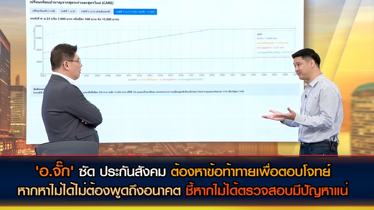 'อ.จั๊ก' ชี้  ประกันสังคมเป็นขุมทรัพย์ หากไม่ได้รับการตรวจสอบมีปัญหาแน่