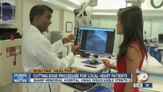 Sharp Memorial Hospital Implants 1st Dissolvable Stent in SD