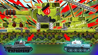 The KV-6 STEEL MONSTER tells: WHO'S DADDY HERE! - Cartoons About Tanks