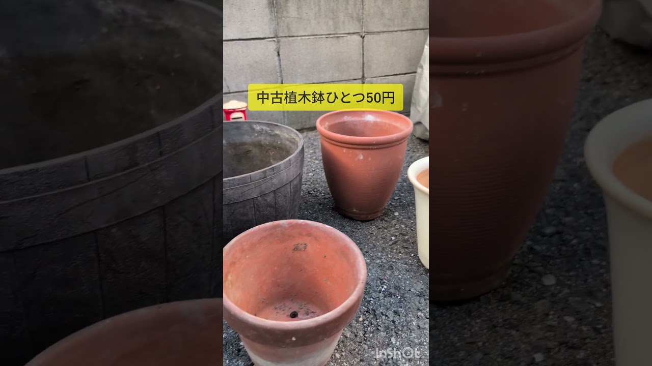 中古植木鉢入荷しました - YouTube